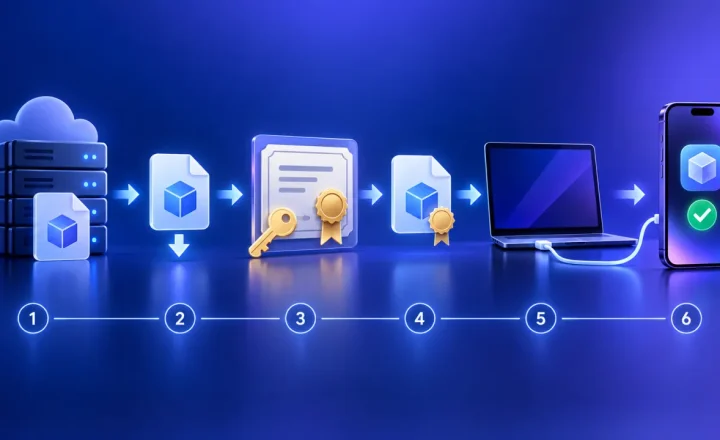 Hướng dẫn sideload file IPA lên iPhone an toàn 2026 - minh họa tổng quan