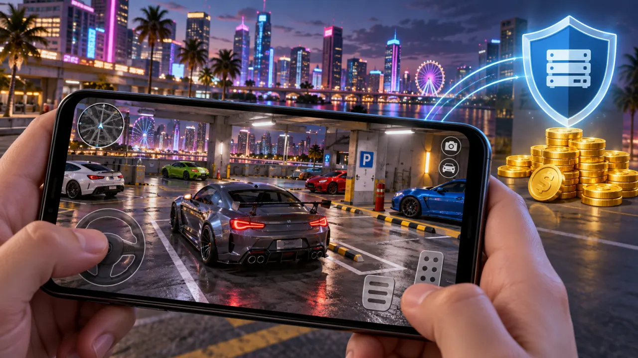 Cách tải Car Parking mod iOS full tiền: rủi ro và lựa chọn an toàn - ảnh tổng quan