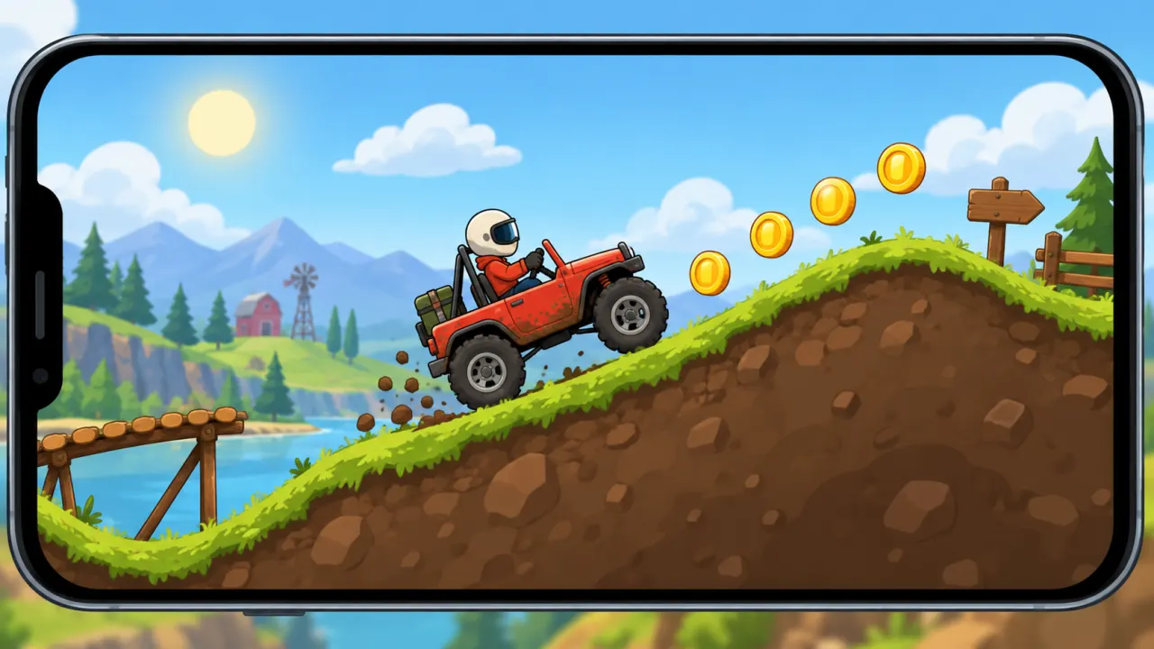 Tải Hill Climb Racing mod vô hạn tiền iOS: nên chọn bản nào? - ảnh tổng quan